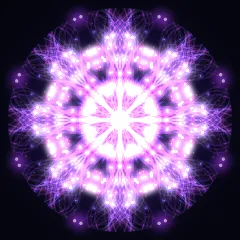 Kaleidoscope artwork generated from the 333 Hz Expansion frequency