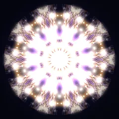Kaleidoscope artwork generated from the 396 Hz Release frequency