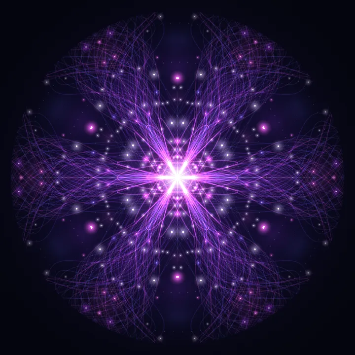 Kaleidoscope artwork generated from the 40 Hz Gamma sound