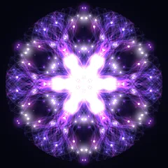 Kaleidoscope artwork generated from the 417 Hz Change frequency