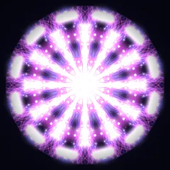 Kaleidoscope artwork generated from the 528 Hz Transformation frequency