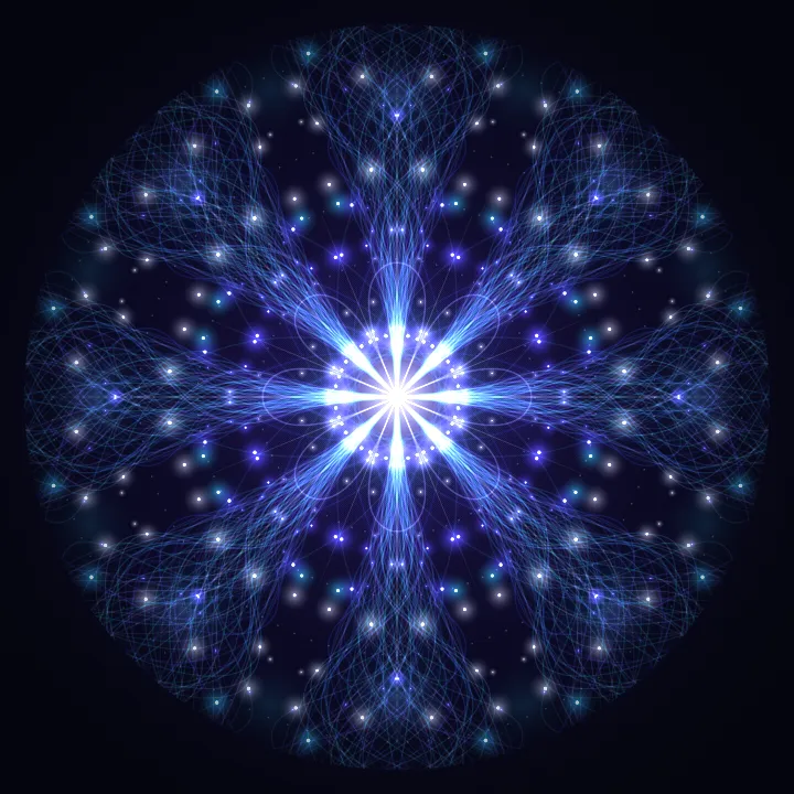 Kaleidoscope artwork generated from the Ambient Ambient Meditation sound