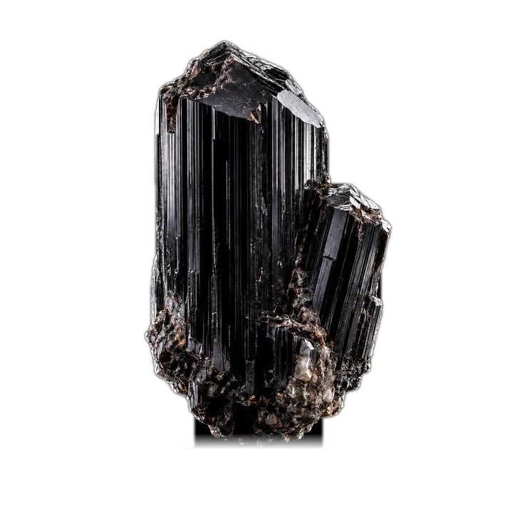 Black tourmaline crystal