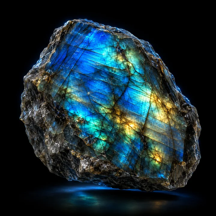 Labradorite crystal